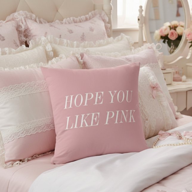 Cojín Decorativo Rosa Esperamos Que Te Guste (Subido por el creador)