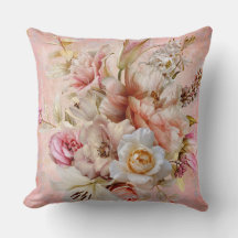 Cojín decorativo rosa Fiesta de jardín