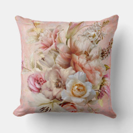 Cojín decorativo rosa Fiesta de jardín