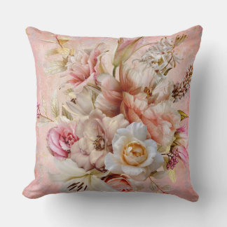 Cojín decorativo rosa Fiesta de jardín