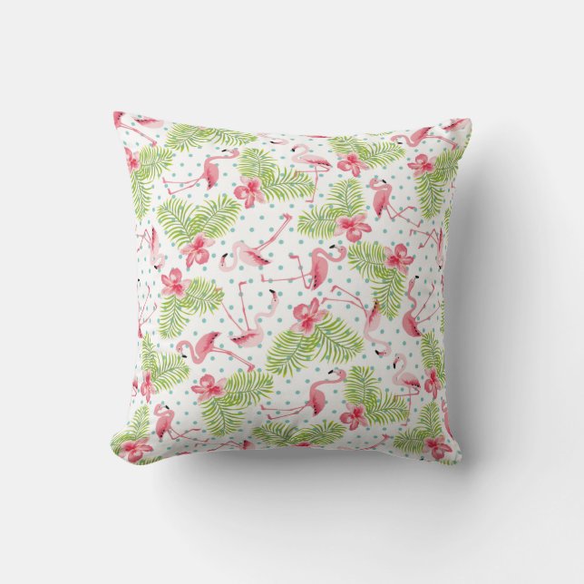 Cojín decorativo Rosa Flaningo (Anverso)