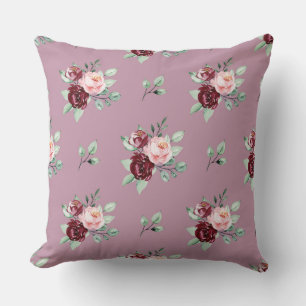 Cojín Decorativo Rosa Floral/Blue Floral Country Designer Pillow
