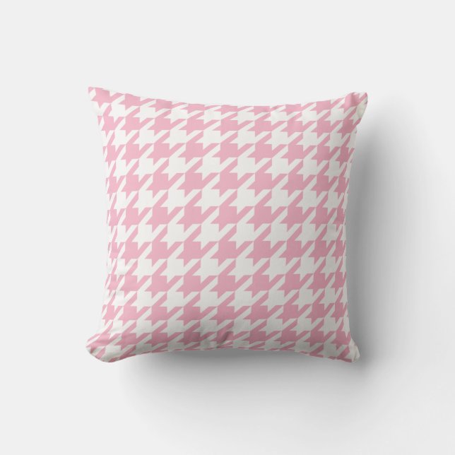 Cojín Decorativo Rosa Houndstap (Anverso)