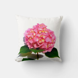 Cojín Decorativo Rosa Hydrangea flor rosa rosa floral rosa