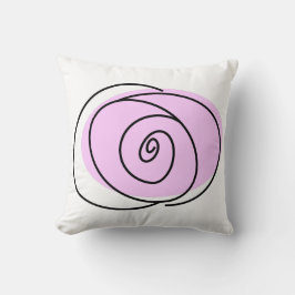 Cojín Decorativo Rosa Lilac lila cuadrada simple