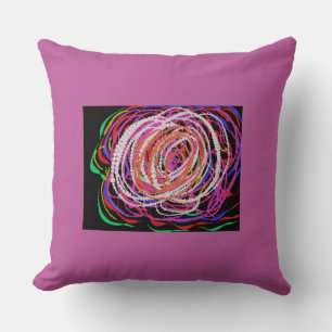 Cojín Decorativo Rosa Loca