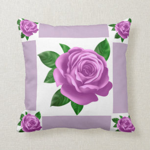 Cojín Decorativo Rosa morado