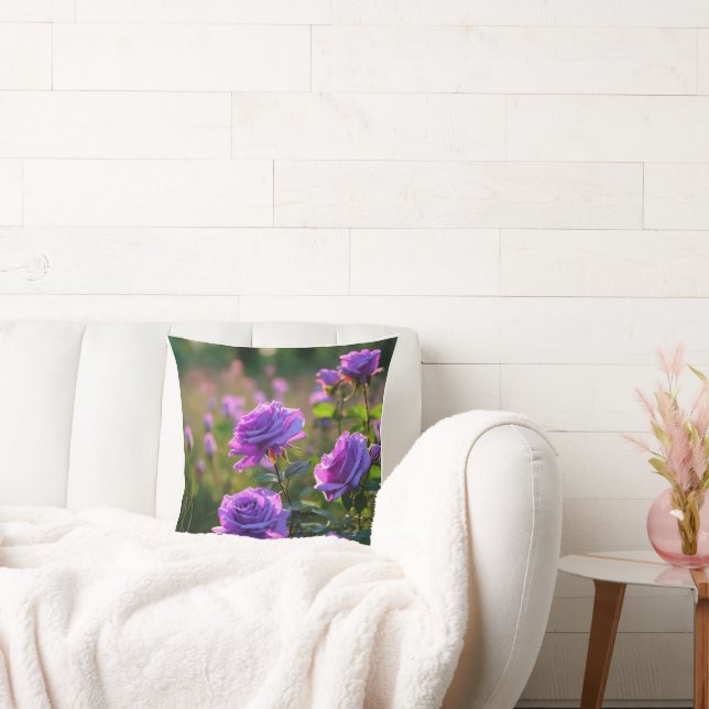 Cojín Decorativo Rosa morado (Sofá)