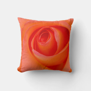 Cojín Decorativo Rosa Naranja Maravillosa Capullo