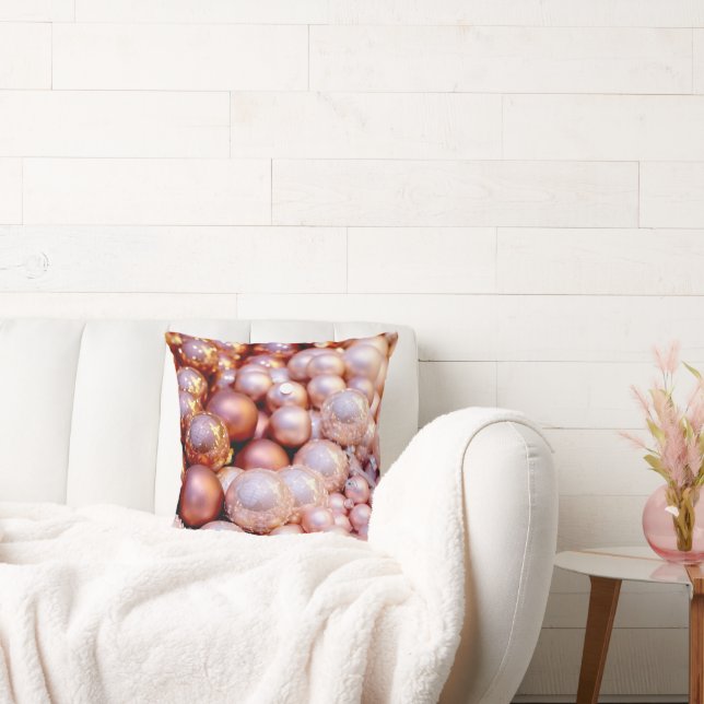 Cojín Decorativo Rosa Navidades de Quartz (Sofá)