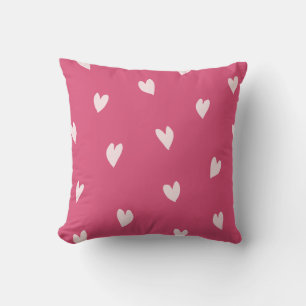 Cojín decorativo rosa negrita y táctil amoroso