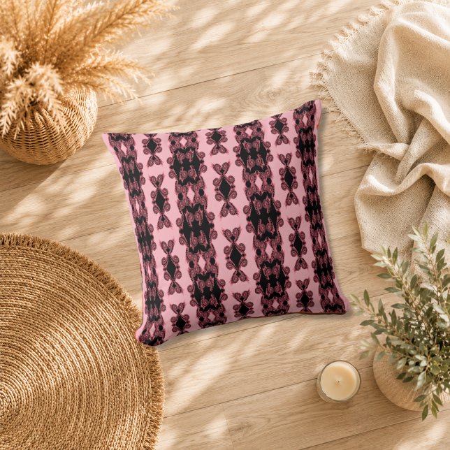 Cojín Decorativo Rosa Noir (Subido por el creador)