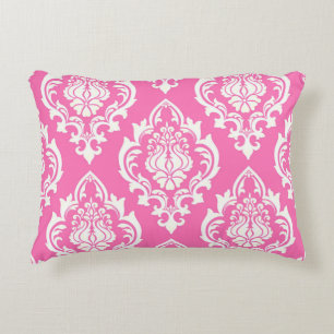 Cojín decorativo rosa persa de Damask