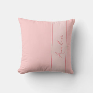Cojín Decorativo Rosa personalizado mínimo