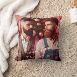 Cojín Decorativo Rosa retro merry y brillante gay | Foto personaliz