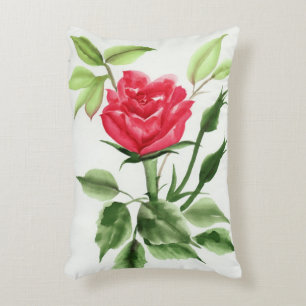 Cojín Decorativo Rosa rojo