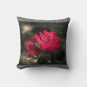 Cojín decorativo Rosa Rojo