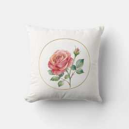 Cojín Decorativo Rosa Romántico Pillow Accent Pillow