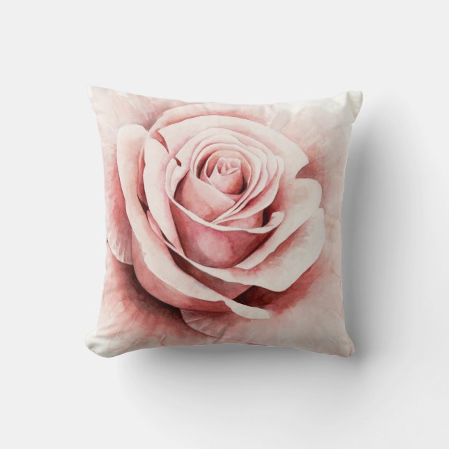 Cojín Decorativo Rosa rosa (Anverso)