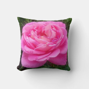 Cojín Decorativo Rosa rosa romántico "Leonardo Da Vinci"