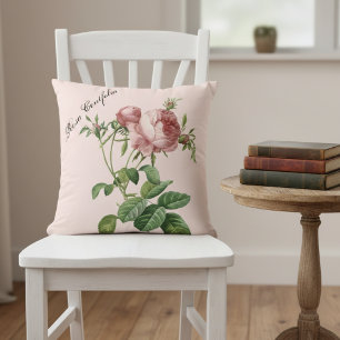 Cojín Decorativo Rosa Rosa Rosa Botánica