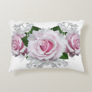 Cojín Decorativo Rosa Rosa Rosa Bouquet