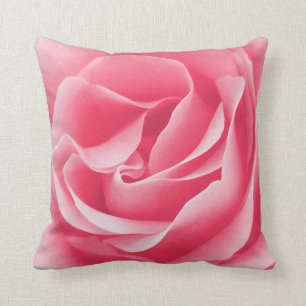 Cojín Decorativo Rosa rosado magnificado