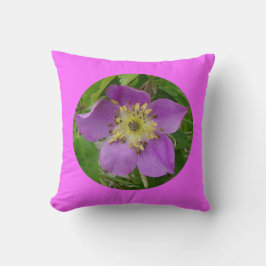 Cojín Decorativo Rosa silvestre F24w "Rosa acicutaris"
