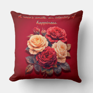 Cojín decorativo Rosa Smile