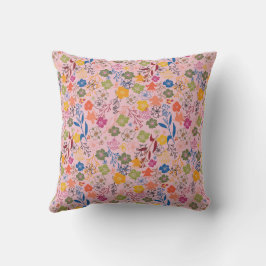 Cojín Decorativo Rosa Sombra de Batik Moderno