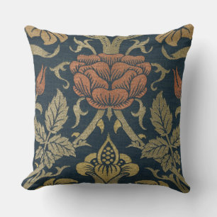 Cojín Decorativo Rosa y Lirio Vintage de William Morris