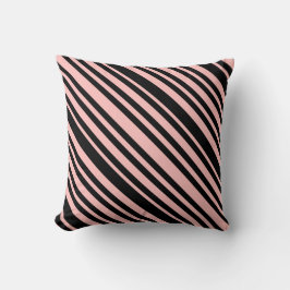 Cojín Decorativo Rosa y negro