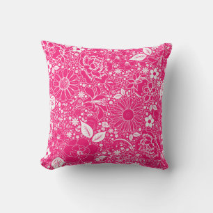 Cojín decorativo rosado caliente de las bellezas b