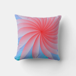 Cojín decorativo rosado de la pasión