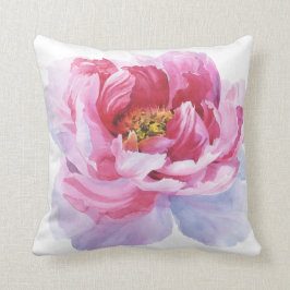Cojín decorativo rosado del Peony