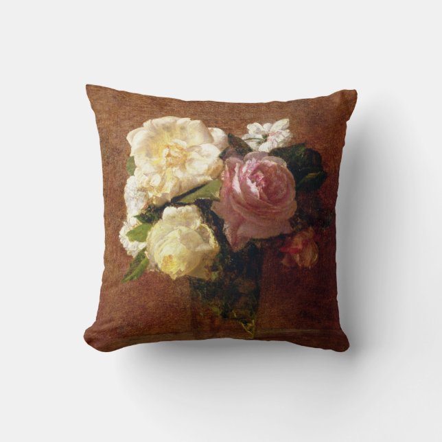 Cojín Decorativo Rosas (Anverso)