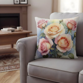 Cojín Decorativo Rosas
