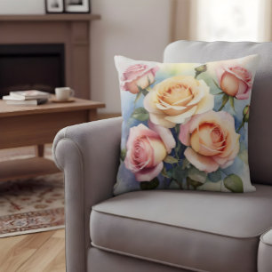 Cojín Decorativo Rosas