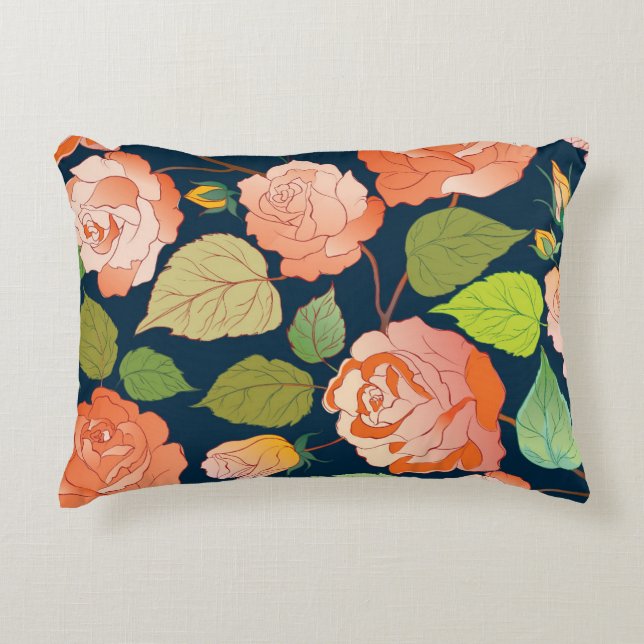 Cojín Decorativo Rosas 15 (Anverso)