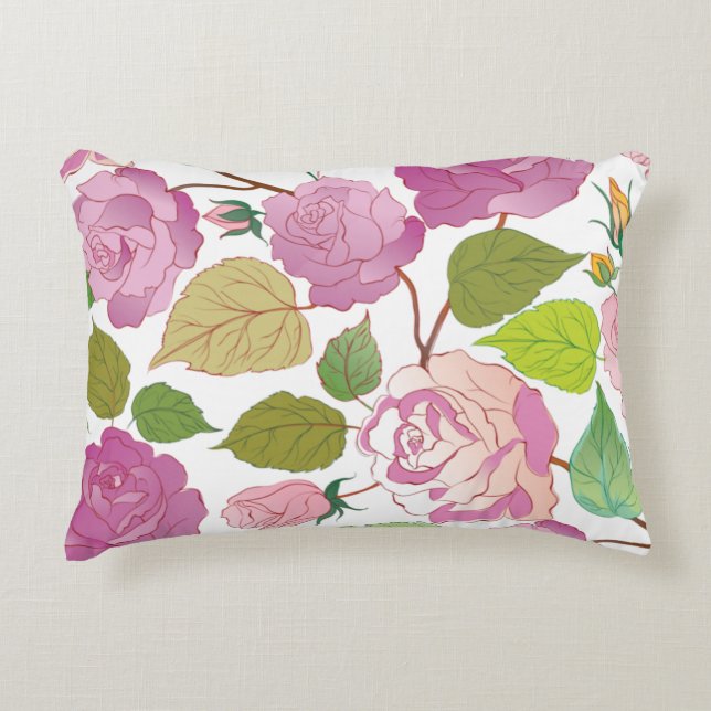 Cojín Decorativo Rosas 17 (Anverso)