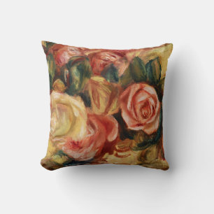 Cojín Decorativo Rosas (1912) de Pierre-Auguste Renoir