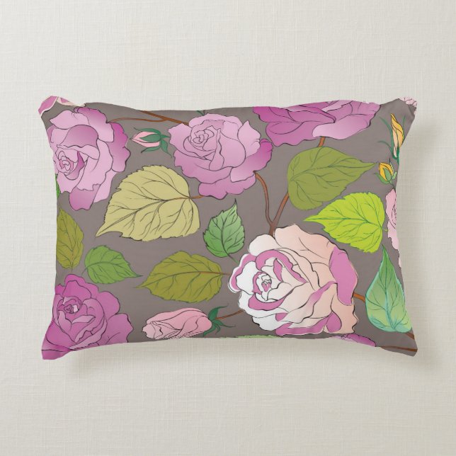 Cojín Decorativo Rosas 20 (Anverso)