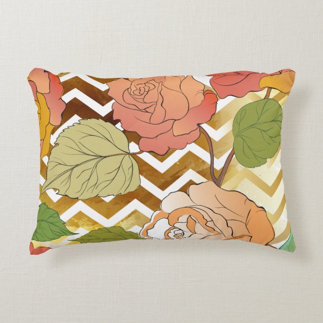 Cojín Decorativo Rosas 28 (Anverso)
