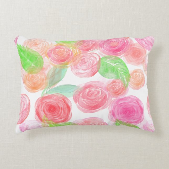 Cojín Decorativo Rosas Airy (Anverso)