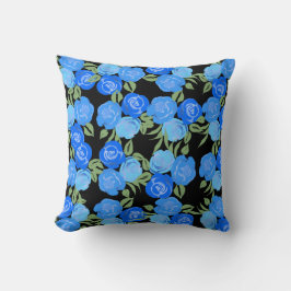 Cojín Decorativo Rosas azules Pillow