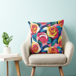 Cojín Decorativo Rosas de Amor en Capas