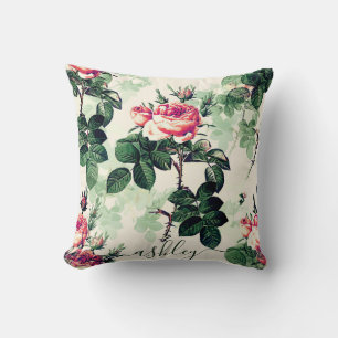 Cojín Decorativo Rosas de época