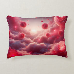 Cojín Decorativo Rosas de fantasía romántica soñadora Amor