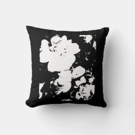 Cojín Decorativo Rosas de Nieve Ebony