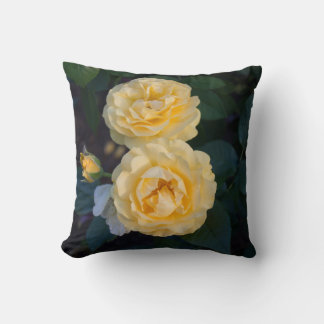 Cojín Decorativo Rosas de oro blando